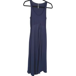 Anthropologie Sleeveless Scoop Neck Tank Midi Dress Blue Size XS‎ Feminine Fairy
